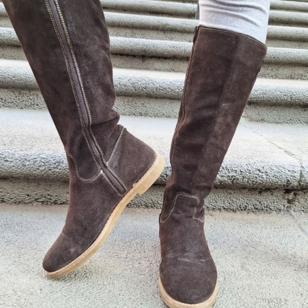🌸Kate Spade Black Over‎ the Knee Boots 7